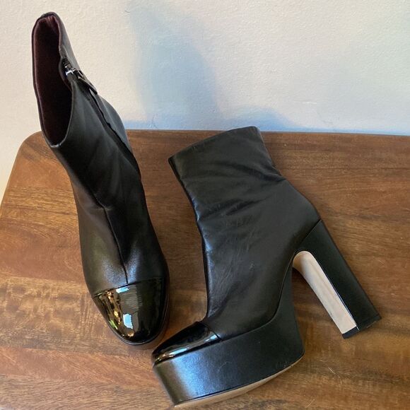 Franco Sarto Valeria Leather Platform Booties - Picture 16 of 16